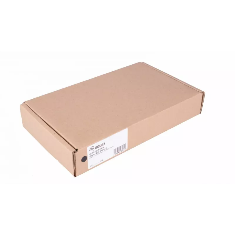 Equip fiksuota lentyna 10', 1U, 150 mm, juoda