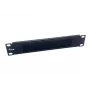 Brush panel Equip 10 inch 1U Juoda Steel 25.4mm width