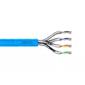 DIGITUS montavimo kabelis - CAT6a - U/FTP - AWG 23/1 - 100 m - mėlynas