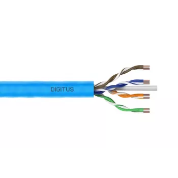 DIGITUS montavimo kabelis - CAT6a - U/UTP - AWG 23/1 - 305m - šviesiai mėlyna