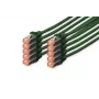 DIGITUS komutacinis kabelis - CAT6 - S/FTP - Snagless - Cu - 5m - green - 10pk