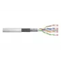 Tinklo kabelis Digitus CAT 6 SF/UTP vytos poros kabelis 100m pilkas