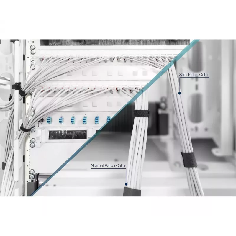 DIGITUS plonas komutacinis kabelis - CAT6 - U/UTP - Snagless - Cu - 2m - pilkas