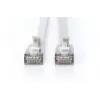 DIGITUS plonas komutacinis kabelis - CAT6A - F-FTP - 5m - Pilka