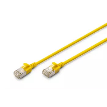 DIGITUS plonas komutacinis kabelis - CAT6A - F-FTP - 3m - Geltonas