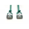 DIGITUS plonas komutacinis kabelis - CAT6A - F-FTP - 2m - Green