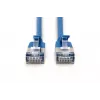DIGITUS plonas komutacinis kabelis - CAT6A - F-FTP - 5m - Mėlynas