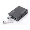 DIGITUS medijos keitiklis, SFP 10/100/1000Base-T į atvirą SFP lizdą, su maitinimo bloku be SFP modulio