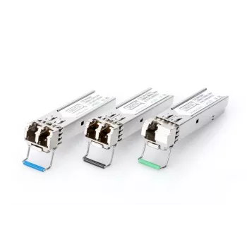 DIGITUS 1.25 Gbps SFP modulis, iki 20 km vienmodis, LC dviguba jungtis 1000Base-LX, 1310 nm