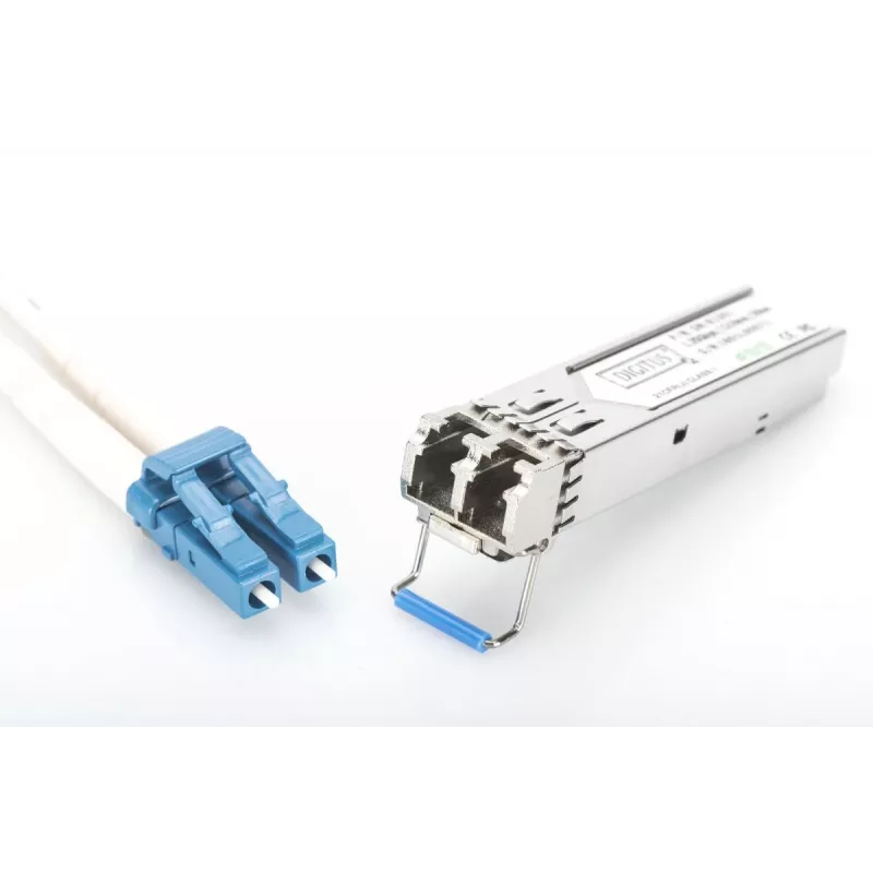 DIGITUS 1.25 Gbps SFP modulis, iki 20 km vienmodis, LC dviguba jungtis 1000Base-LX, 1310 nm