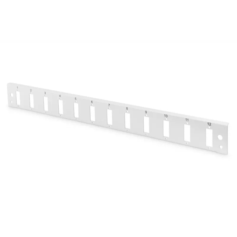 DIGITUS Fo priekinis skydelis Quick Lock 12x Sc Dx vertikalus pilkas
