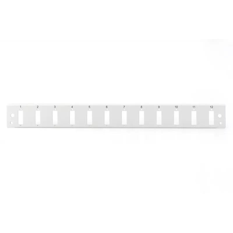 DIGITUS Fo priekinis skydelis Quick Lock 12x Sc Dx vertikalus pilkas