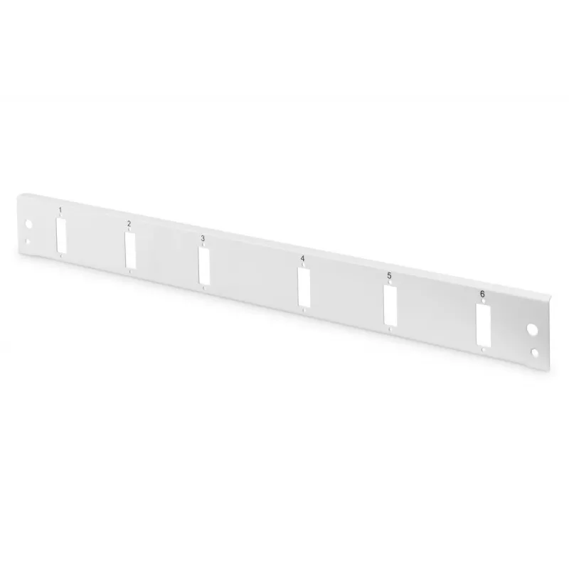 DIGITUS Fo priekinis skydelis Quick Lock 6x Sc Dx vertikalus pilkas