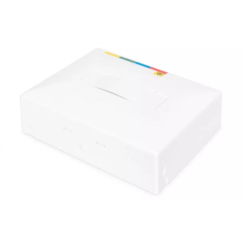 DIGITUS FTTH gaubtas, su 4x SC (APC) SX adapterių paviršiumi ir DIN bėgelio tvirtinimu