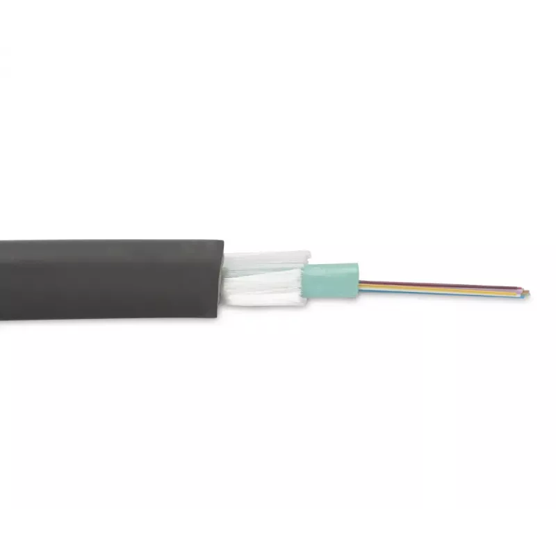DIGITUS OM3 12 skaidulų, vidaus / lauko, AI-DQ(ZN)BH12G50/125µ daugiamodis, juodas ilgis nuo 1 m