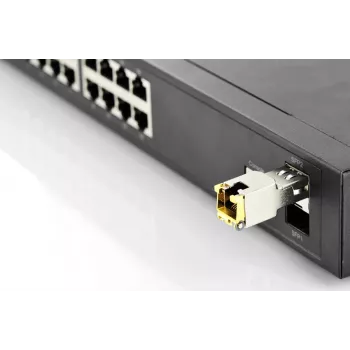 DIGITUS Mini GBIC Copper SFP modulis 10G 100m, palaiko 10G 5G 2.5G 1G Base-T