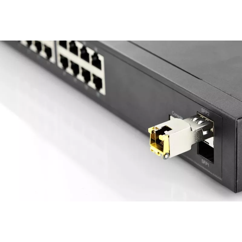 DIGITUS Mini GBIC Copper SFP modulis 10G 100m, palaiko 10G 5G 2.5G 1G Base-T