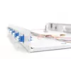 DIGITUS Skaidulinės optikos sujungimo dėžutė LC OS2 1U 6xLC-DX korp. pigtailai mova