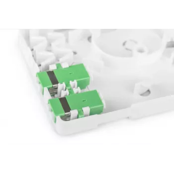 DIGITUS FTTH korpusas su 2x LC(APC) DX adapteriu, tvirtinamas prie paviršiaus