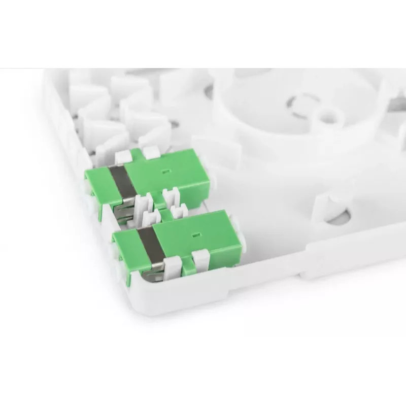 DIGITUS FTTH korpusas su 2x LC(APC) DX adapteriu, tvirtinamas prie paviršiaus