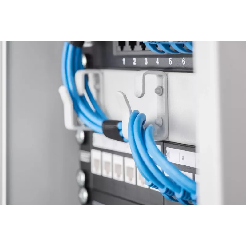 DIGITUS modulinė pataisų plokštė, ekranuota 12 prievadų, tuščia, 1U, 254 mm (10 colių) stovo montavimui, spalva juoda RAL 9005