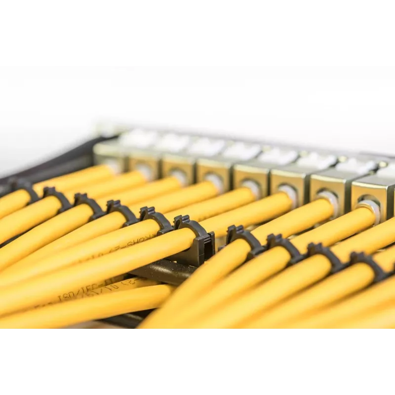 DIGITUS montažinis kabelis - CAT 7A - S/FTP - AWG 22/1 simplex - 500 m - geltonas - Dca-s1a d1 a1