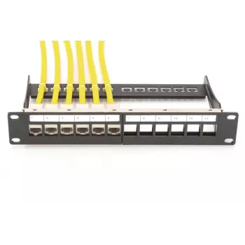 DIGITUS instaliacinis kabelis - Cat 7a - S/FTP - AWG 22/1 simplex - 100 m - Geltonas