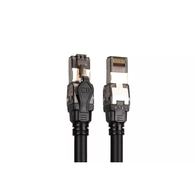 DIGITUS komutacinis kabelis - Cat 8.1 - S/FTP - AWG 24/7 - 5m - Juoda