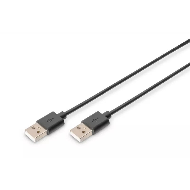 DIGITUS USB jungiamasis laidas tipas A Vyr/vyr 1,8 m USB 2.0 suderinamas