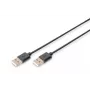 DIGITUS USB jungiamasis laidas tipas A Vyr/vyr 1,8 m USB 2.0 suderinamas