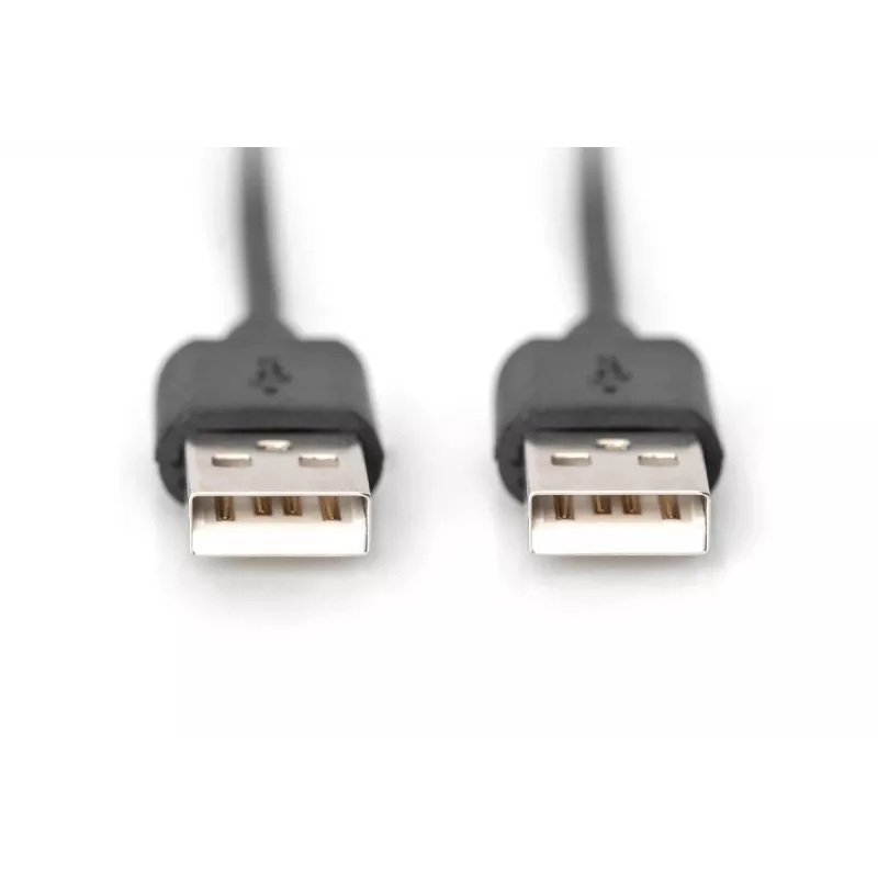 DIGITUS USB jungiamasis laidas tipas A Vyr/vyr 1,8 m USB 2.0 suderinamas