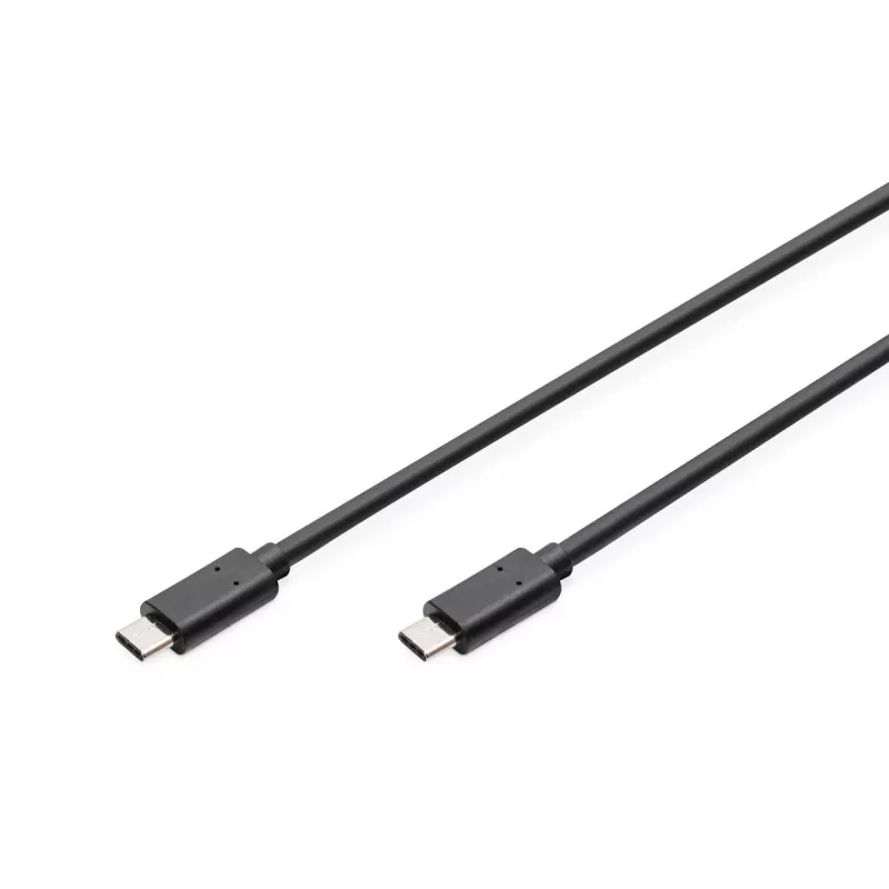 DIGITUS ASSMANN USB Type-C jungiamasis laidas, tipas C į C M/M, 2m, didelės spartos, juodas
