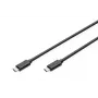 DIGITUS ASSMANN USB Type-C jungiamasis laidas, tipas C į C M/M, 3m, didelės spartos, juodas