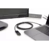 DIGITUS USB Type-C adapterio kabelis, Type-C į DP M/M, 2m 4K/60Hz, 32,4 GB, CE, juodas