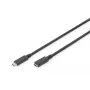DIGITUS USB Type-C ilginimo laidas, tipas C V/M, 2 m, pilnai funkcionalus, Gen2, 3A, 10GB, versija 3.1, CE