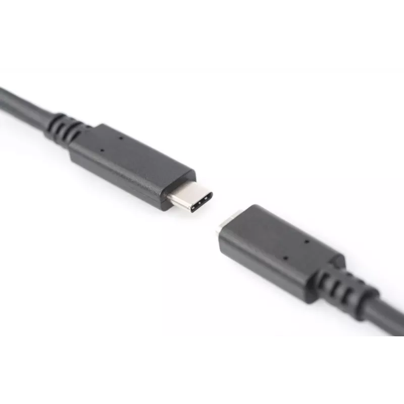 DIGITUS USB Type-C ilginimo laidas, tipas C V/M, 2 m, pilnai funkcionalus, Gen2, 3A, 10GB, versija 3.1, CE