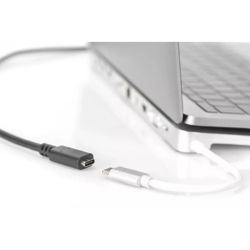 DIGITUS USB Type-C ilginimo laidas, tipas C V/M, 2 m, pilnai funkcionalus, Gen2, 3A, 10GB, versija 3.1, CE
