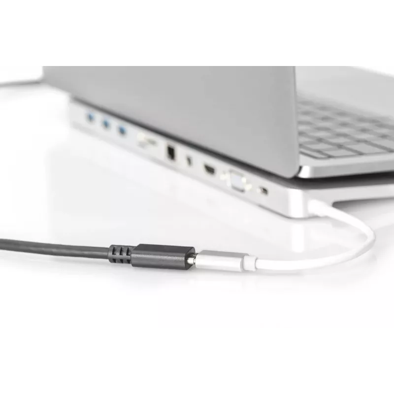 DIGITUS USB Type-C ilginimo laidas, tipas C V/M, 2 m, pilnai funkcionalus, Gen2, 3A, 10GB, versija 3.1, CE