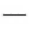 DIGITUS 1U kabelių tvarkymo skydelis su šepečiu 4x plieniniai žiedai 40x75 mm, pilka (RAL 7035)