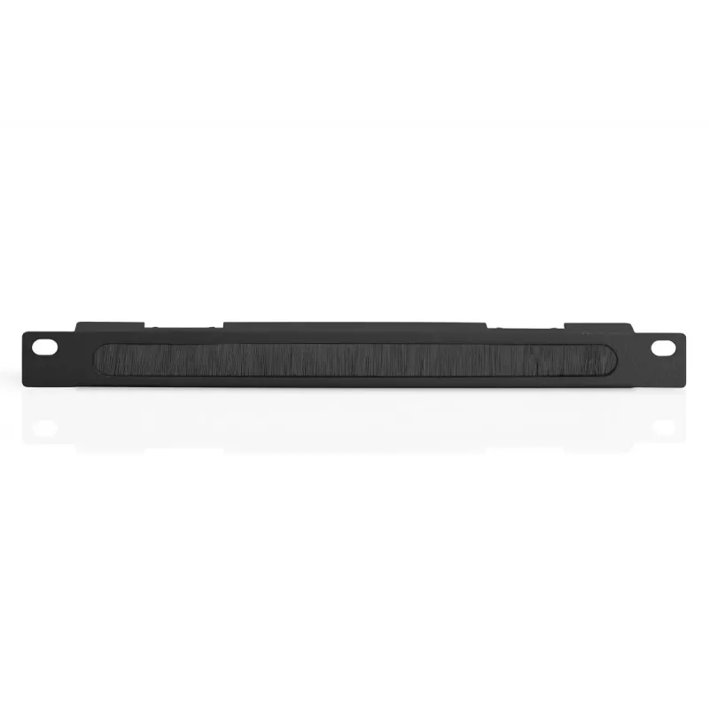 DIGITUS 10 colių kabelių valdymo skydelis 0,5U kabelių šepetys 22x254x12mm juodas