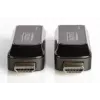 DIGITUS Mini HDMI prailginimo rinkinys, Full HD 50m CAT6/6A/7, maitinamas per Micro USB kabelį, juodas