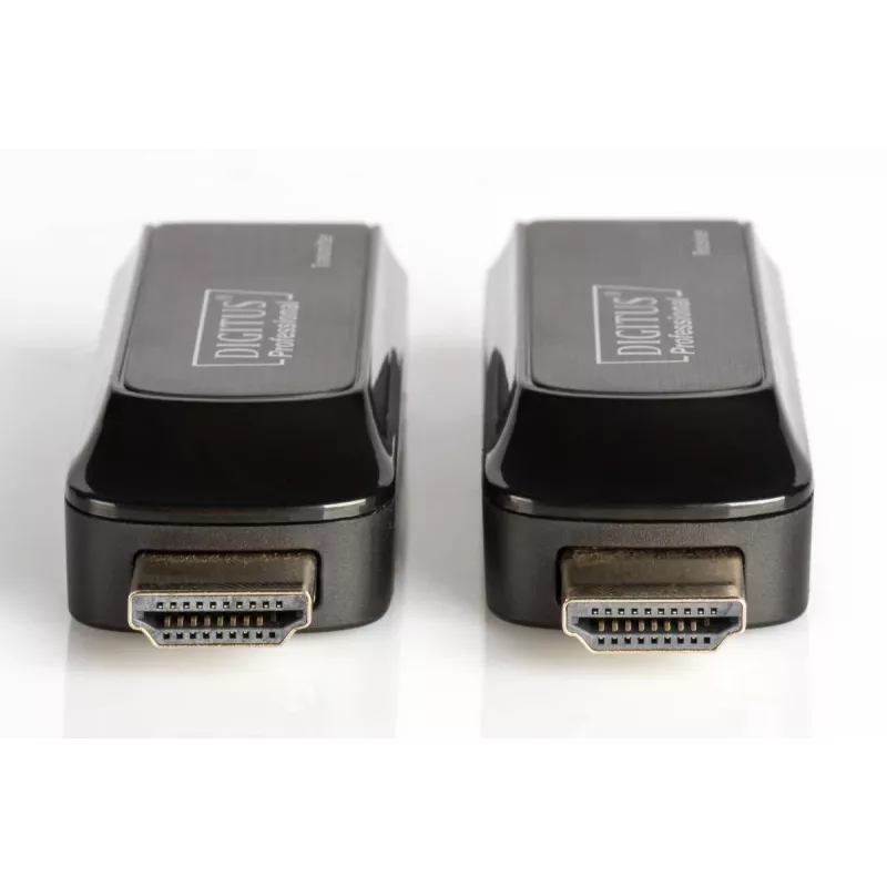 DIGITUS Mini HDMI prailginimo rinkinys, Full HD 50m CAT6/6A/7, maitinamas per Micro USB kabelį, juodas