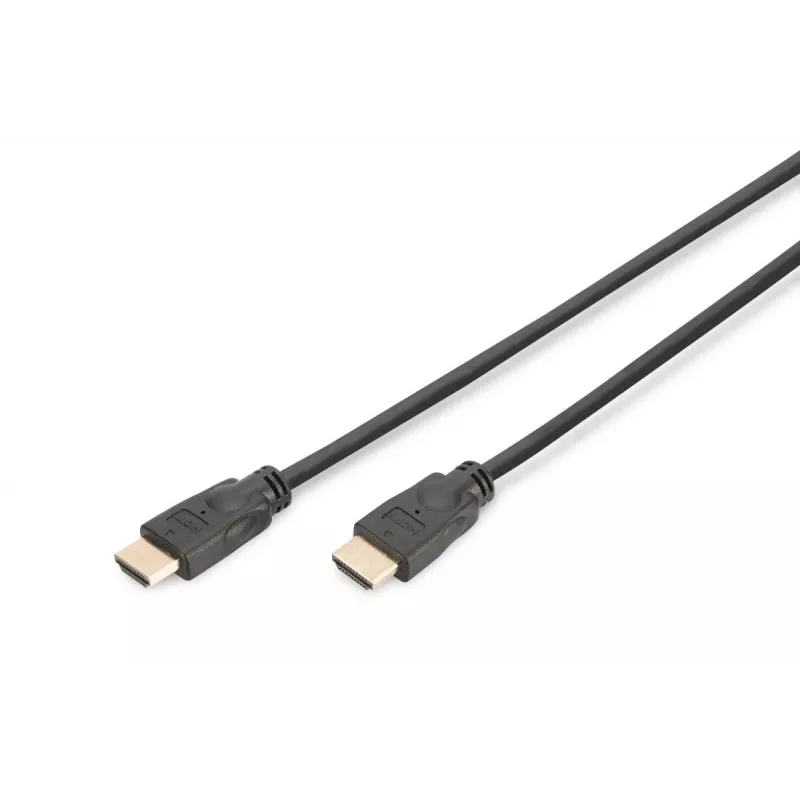DIGITUS HDMI Premium High Speed jungiamasis kabelis, A tipo M/M, 5m su Ethernet, Ultra HD 60p juodas