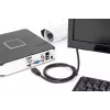 DIGITUS HDMI Premium High Speed jungiamasis laidas, A tipo kištukas-kištukas, 1 m su Ethernet, Ultra HD 60p, juodas