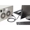 DIGITUS HDMI Premium High Speed jungiamasis laidas, A tipo kištukas-kištukas, 1 m su Ethernet, Ultra HD 60p, juodas