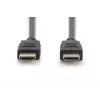 DIGITUS HDMI Premium High Speed jungiamasis laidas, A tipo kištukas-kištukas, 1 m su Ethernet, Ultra HD 60p, juodas