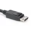 DIGITUS DisplayPort jungiamasis kabelis, DP M/M, 5 m su fiksatoriumi, Ultra HD 8K, vers. 1.3/1.4, juoda