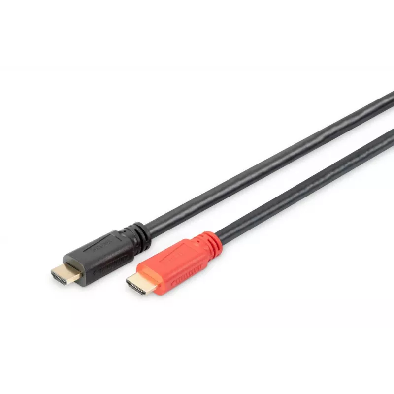 DIGITUS HDMI kabelis 10m Ultra HD 24p su signalo stiprintuvu