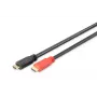DIGITUS HDMI kabelis 10m Ultra HD 24p su signalo stiprintuvu