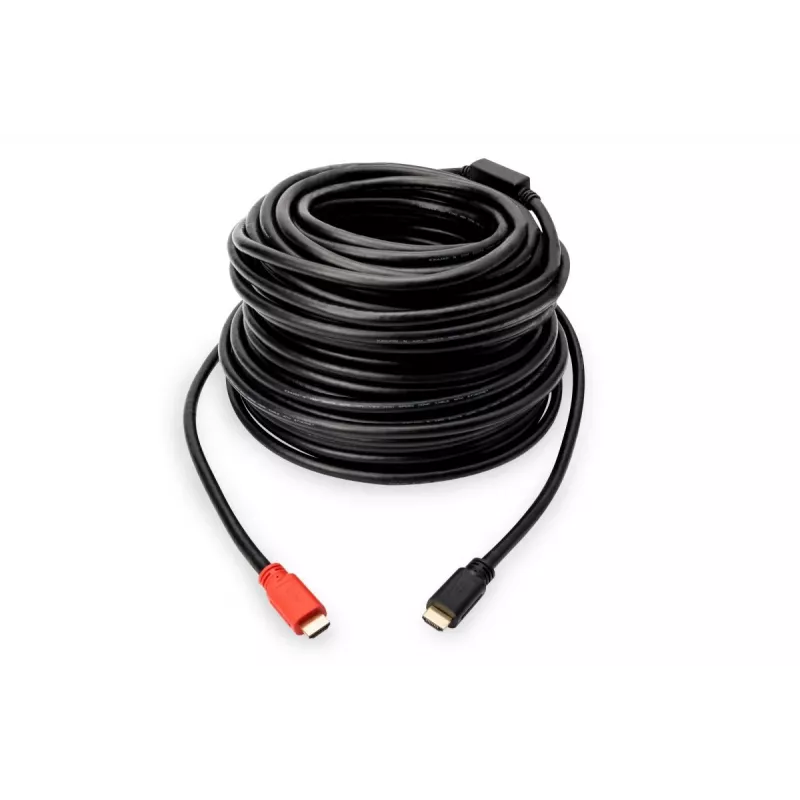 DIGITUS HDMI kabelis 10m Ultra HD 24p su signalo stiprintuvu